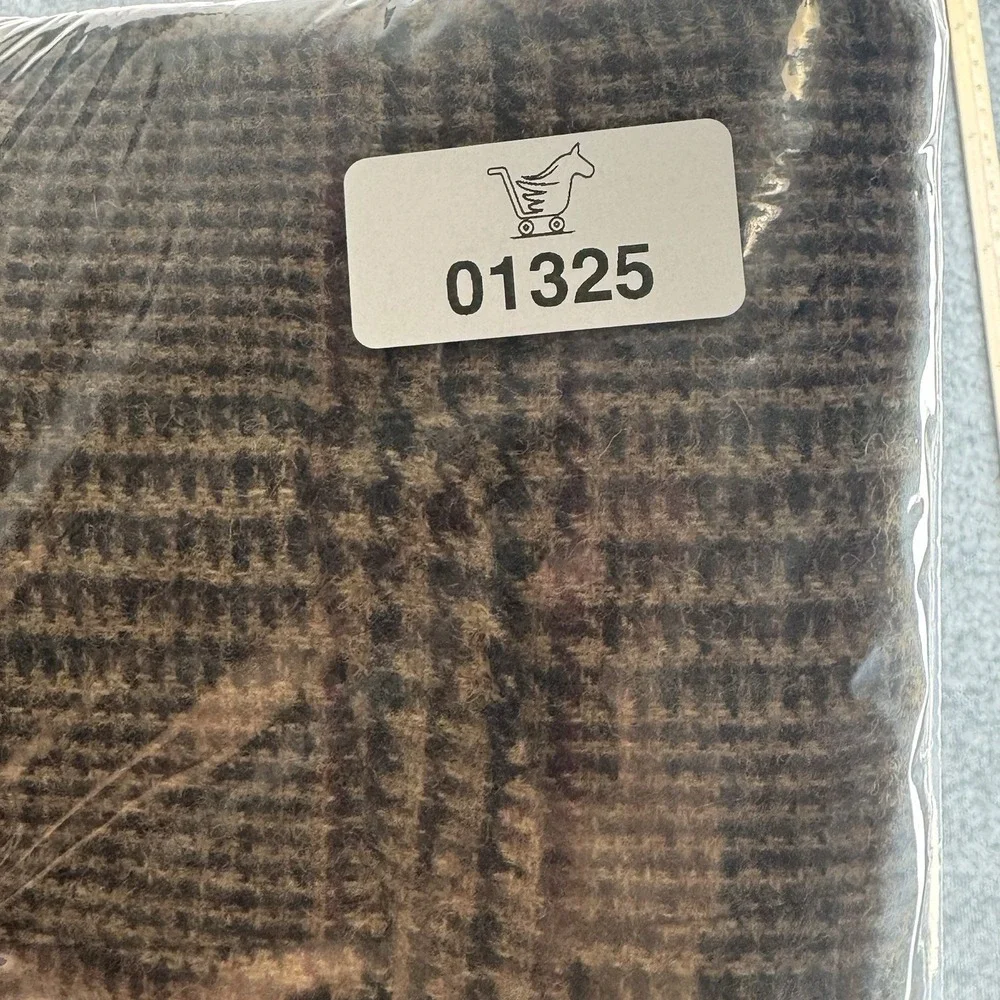 J. Crew Tweed Vest Men's XL Brown Houndstooth Moon British Quality 4 Pocket